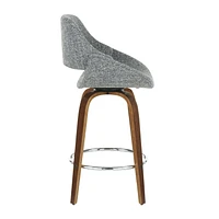 Fabrico Mid-Century Modern Counter Stool by LumiSource