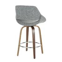 Fabrico Mid-Century Modern Counter Stool by LumiSource