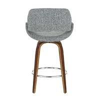 Fabrico Mid-Century Modern Counter Stool by LumiSource