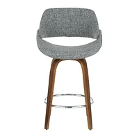 Fabrico Mid-Century Modern Counter Stool by LumiSource