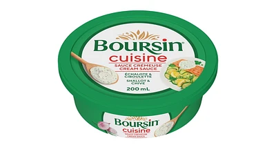 Sauce crémeuse à l’échalote et à la ciboulette Boursin Cuisine 200 mL