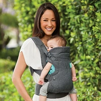 Infantino Flip 4-in-1 Convertible Baby Carrier, Gray