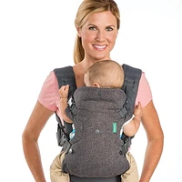 Infantino Flip 4-in-1 Convertible Baby Carrier, Gray