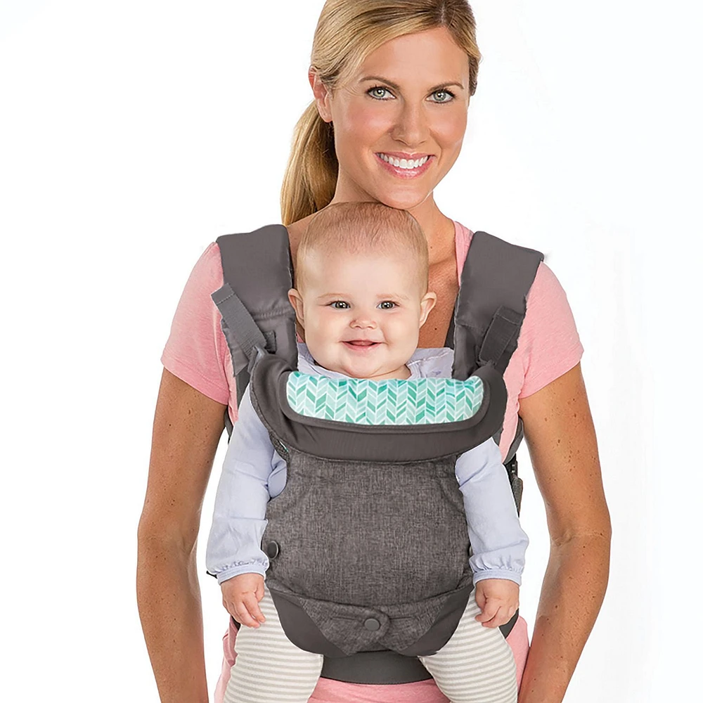 Infantino Flip 4-in-1 Convertible Baby Carrier, Gray