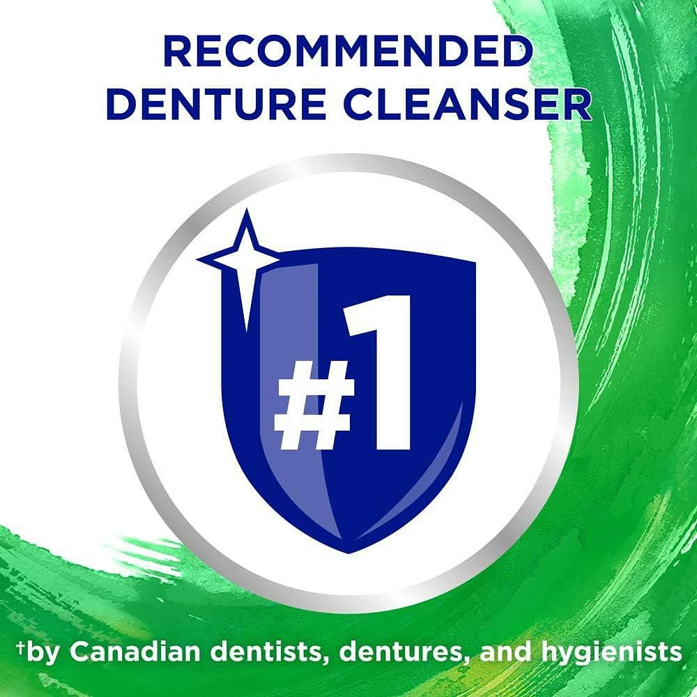 Polident 3 Minute Daily Denture Cleanser 96ct, 96 tabs Triple Mint Fresh