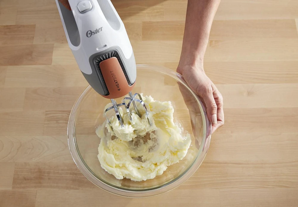 Oster Hand Mixer with HEATSOFT Technology with Storage Case