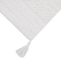 Better Homes & Gardens Chunky Woven Table Runner - White - 14" x 90" - 100% Cotton, 100% COTTON, 14"X90"