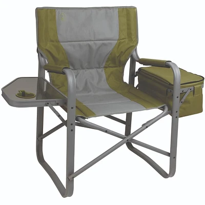 Coleman Directors Camping Chair XL With Cooler, Folding Camp Chair