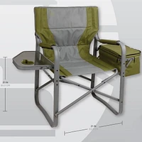 Coleman Directors Camping Chair XL With Cooler, Folding Camp Chair