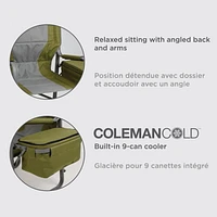 Coleman Directors Camping Chair XL With Cooler, Folding Camp Chair