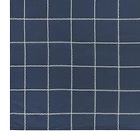 Better Homes & Gardens Woven Jamey Table Throw - 50" x 50" - Washed Indigo - 100% Cotton, 100% Cotton, 50X50