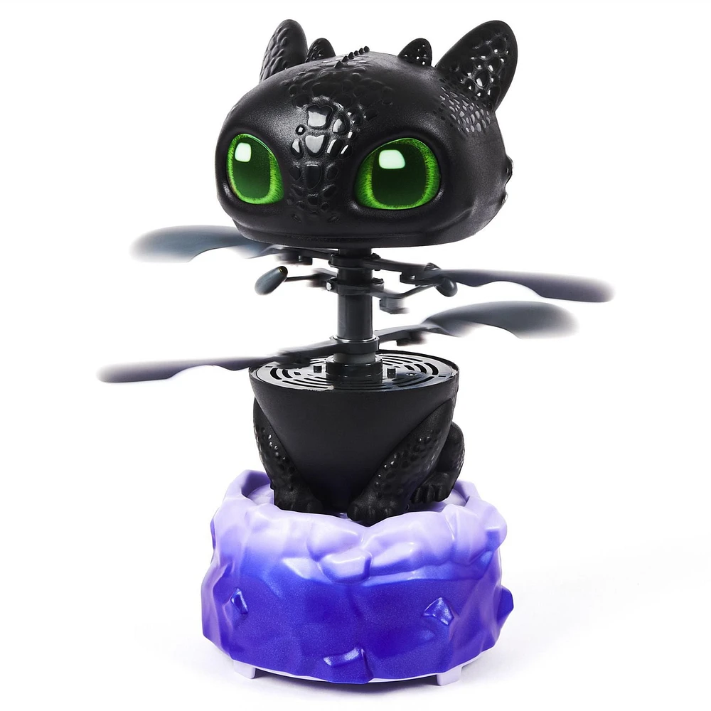 DreamWorks Dragons, Flying Toothless Interactive Dragon with Lights and Sounds, for Kids Aged 6 and up