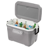 Coleman 316 Series 52-Quart Hard Cooler, 49.2-L, Rock Grey