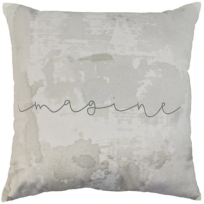 hometrends "Imagine" Decorative Cushion, 18" x 18", chic design