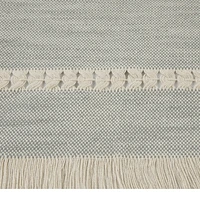 Better Homes & Gardens Gray Fringe Table Runner - 14 x 90" - Gray - 100% Cotton, 100% COTTON, 14"X90"