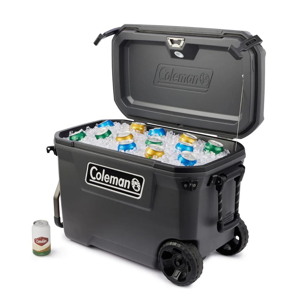 Coleman Convoy Series 65-Quart Cooler With Wheels, 61.5-Litre Camping Cooler