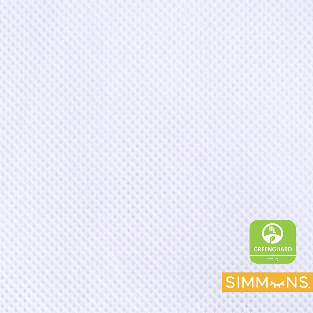 Simmons Sleepytime Crib Mattress, Breathable Waterproof