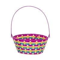 Way To Celebrate Bamboo Basket Pink