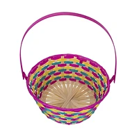 Way To Celebrate Bamboo Basket Pink