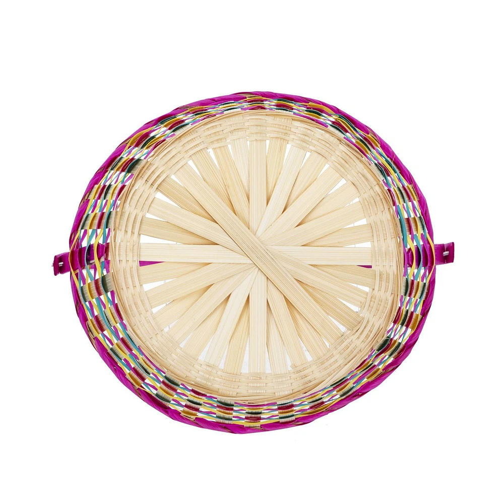 Way To Celebrate Bamboo Basket Pink