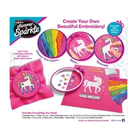 Shimmer N Sparkle: Unicorn Embroidery Kit