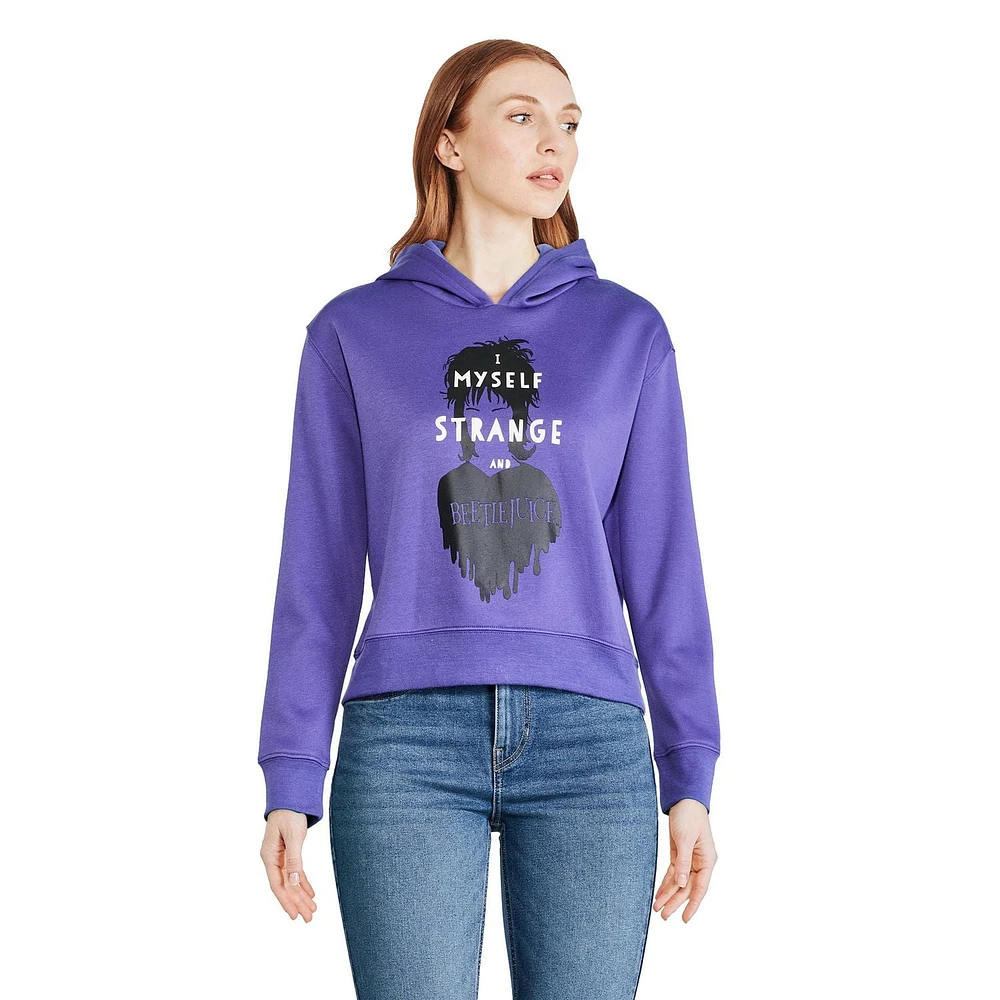 Beetlejuice Women's Cropped Hoodie