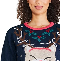 George Women's Light Up Christmas Sweater