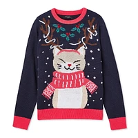 George Women's Light Up Christmas Sweater