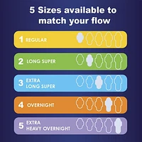 Serviettes Always Maxi de nuit, degré d’absorption de nuit, avec ailes, pour femmes, taille 4, non parfumées 33CT