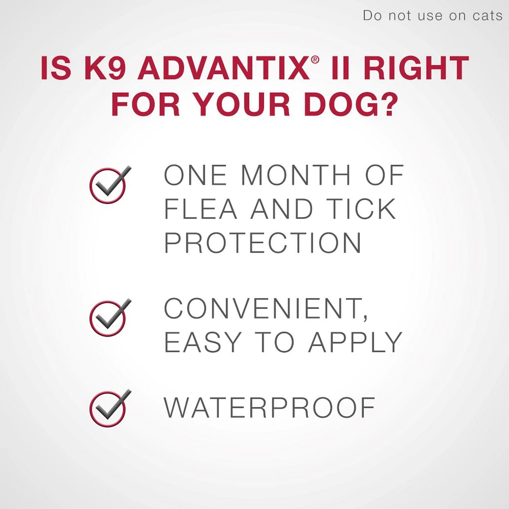 K9 Advantix II Flea and Tick Treatment for Dogs