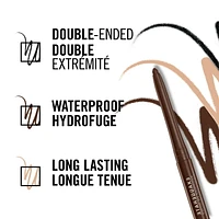 Rimmel Exaggerate Waterproof Eye Definer, built-in smudger & sharpener, creamy matte finish, Up to 10H, long-lasting, 100% Cruelty-Free, Intensely pigmented eye definer