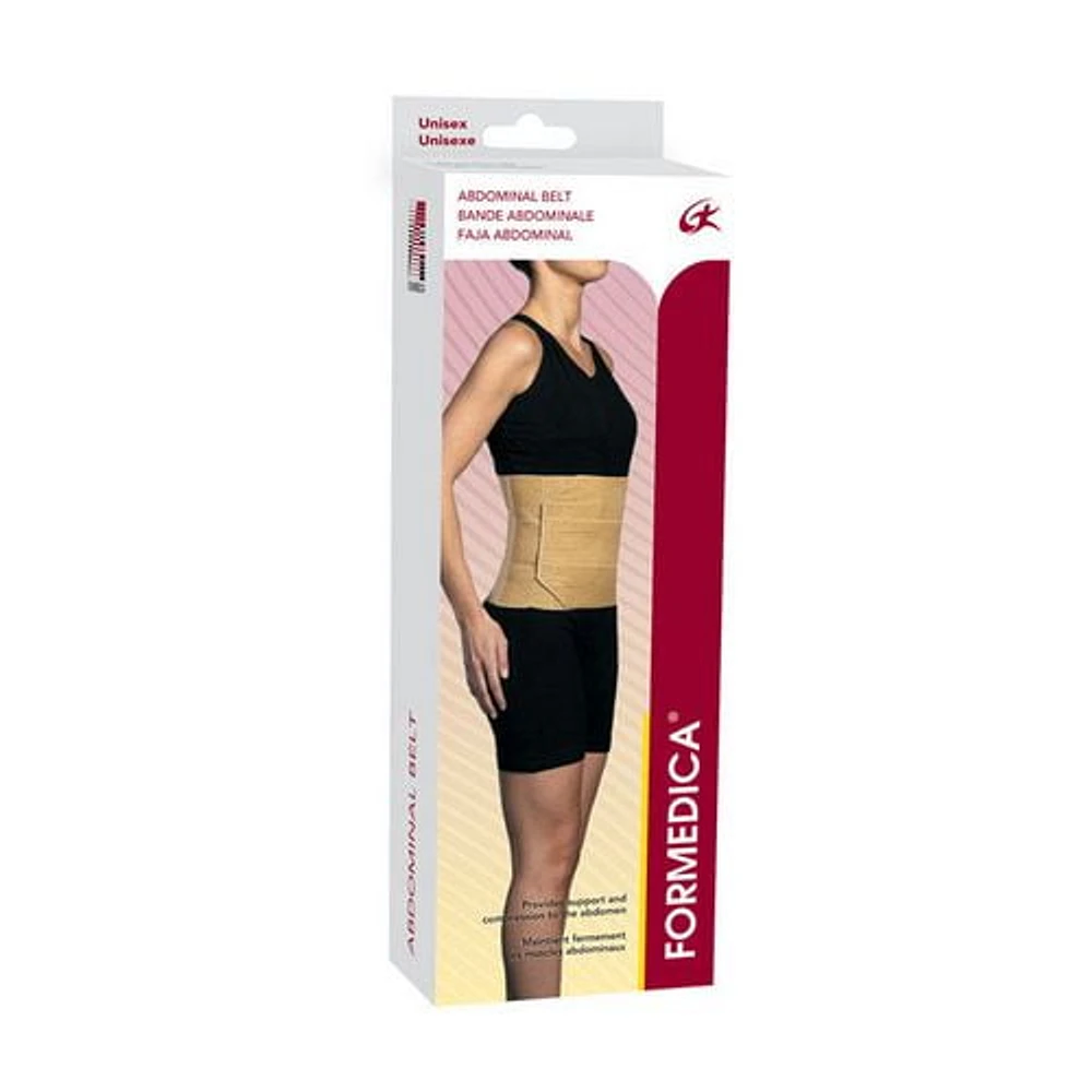 Formedica® Abdominal Belt 9'' - L/XL, Also indicated for treating lumbar pain caused by relaxation of the abdominal muscles.