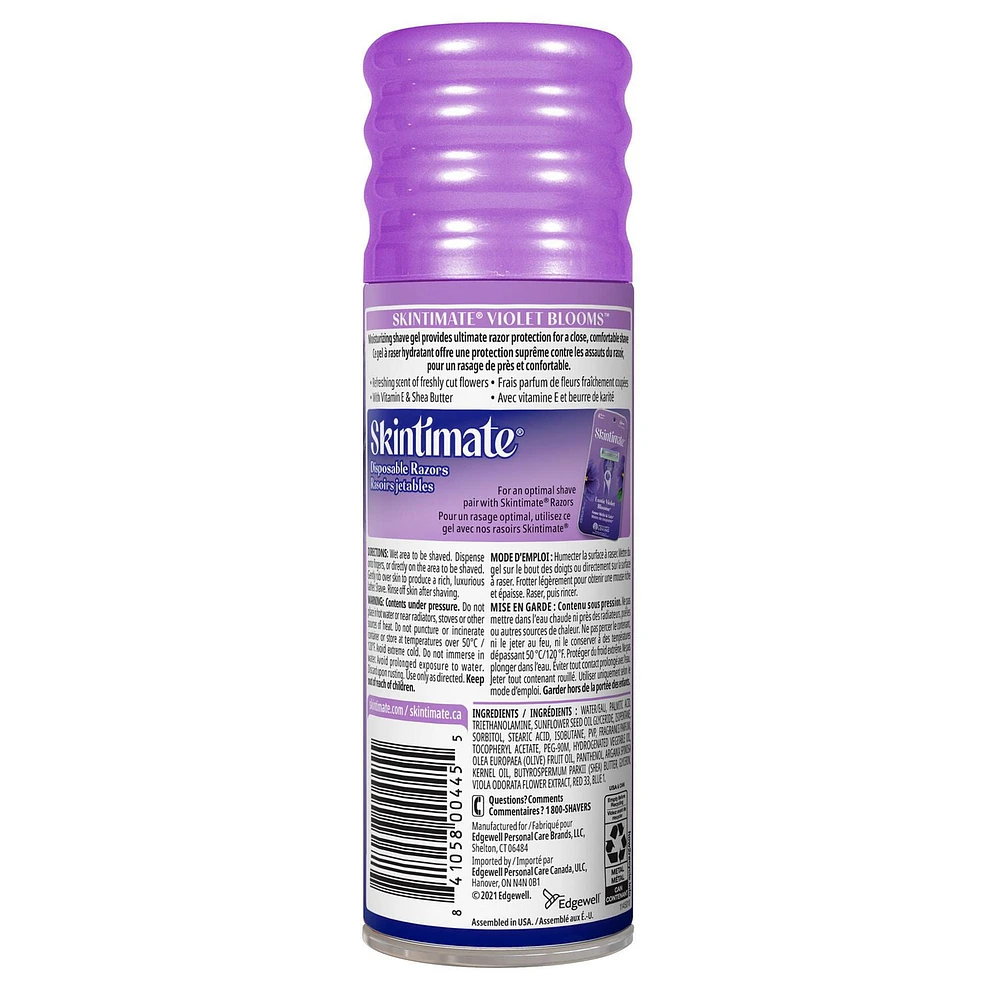 Skintimate Exotic Violet Blooms Shaving Gel for women