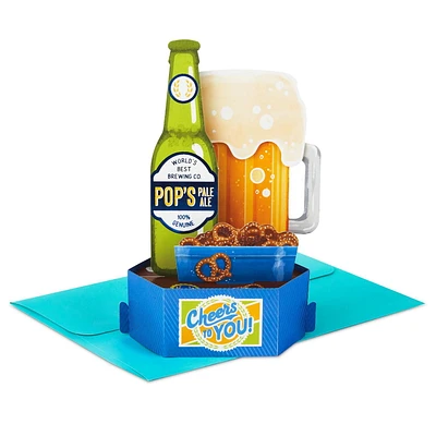 Hallmark Paper Wonder Pop Up Fathers Day Card (Cheers to You)