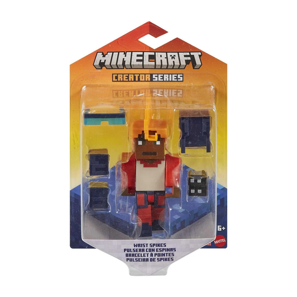 Minecraft Creator Series Wrist Spikes Figure, Collectible Building Toy