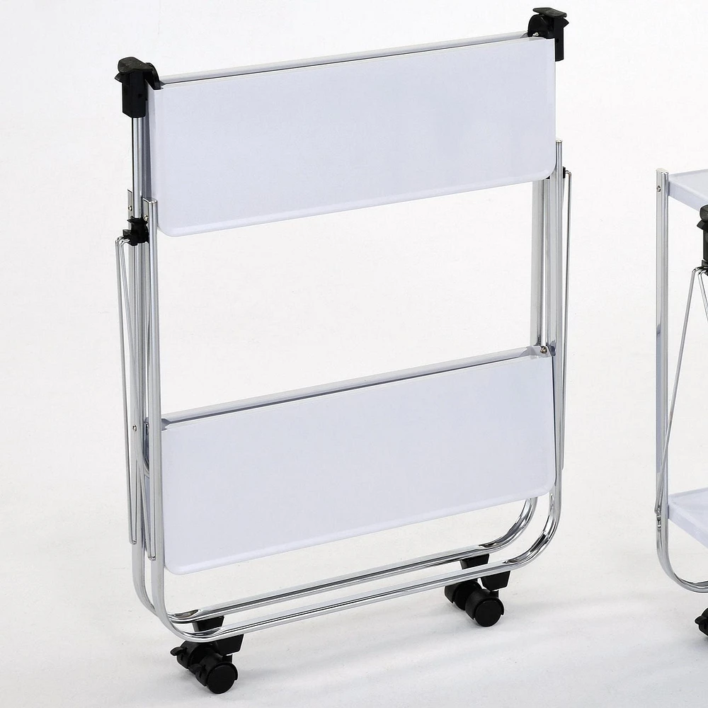 2 Tier Folding Bar Cart