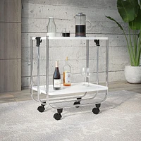 2 Tier Folding Bar Cart