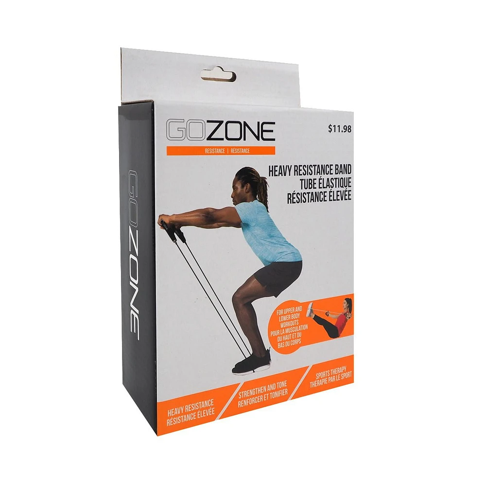 GoZone Heavy Resistance Band – Black