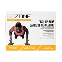 GoZone Push-Up Bars – Black, With anti-slip feet