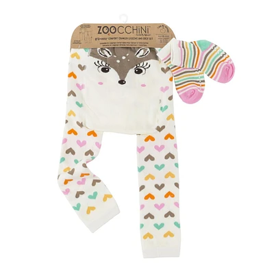 ZOOCCHINI Grip + Easy Baby Toddler Comfort Crawler Legging & Socks Set