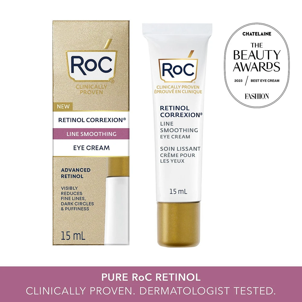 RoC Skincare - Retinol Correxion®️ - Line Smoothing Eye Cream (15ml), RoC Skincare