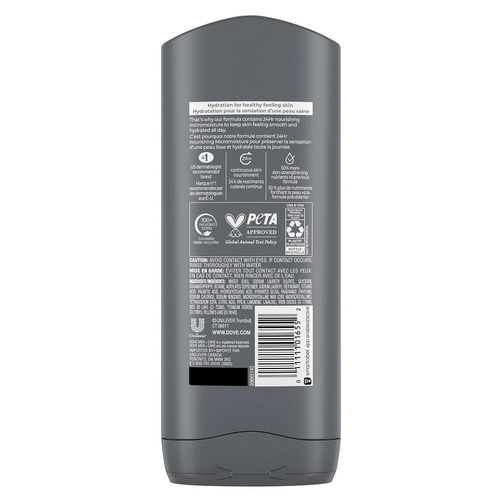 Nettoyant Corps et Visage Dove Men+Care avec technologie nourrissante 24 h MicroMoisture