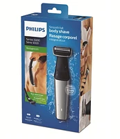 Philips Bodygroom Series 5000, waterproof with rounded trimming combs, BG5020/15, Smooth full-body shave