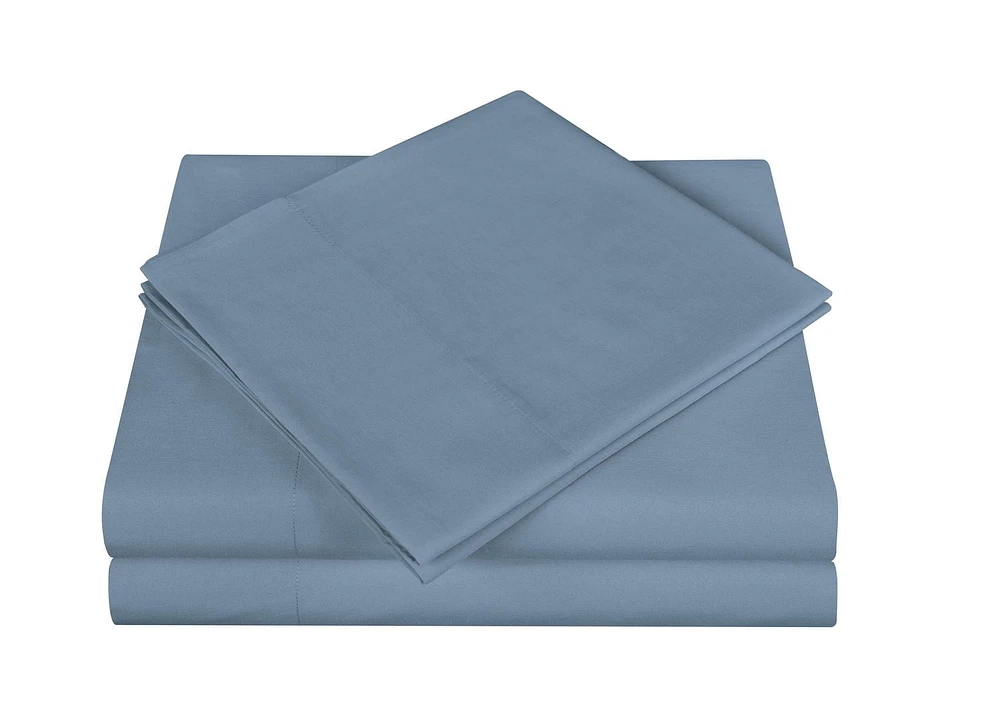 Mainstays 250 Thread Count Wrinkle Resistant Sheet Set – Solid, Twin, Double, Queen, King