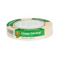 Duck® Brand General Purpose Masking Tape - Beige, .94 in. x 60 yd., Masking Tape