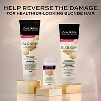 John Frieda Blonde+ Repair System, Bond Building Shampoo, for Damaged Blonde Hair | STEP 2, 250mL