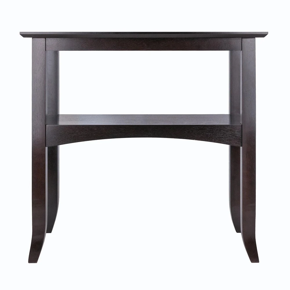 Winsome Camden Console Table Coffee Finish