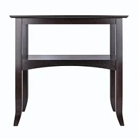 Winsome Camden Console Table Coffee Finish