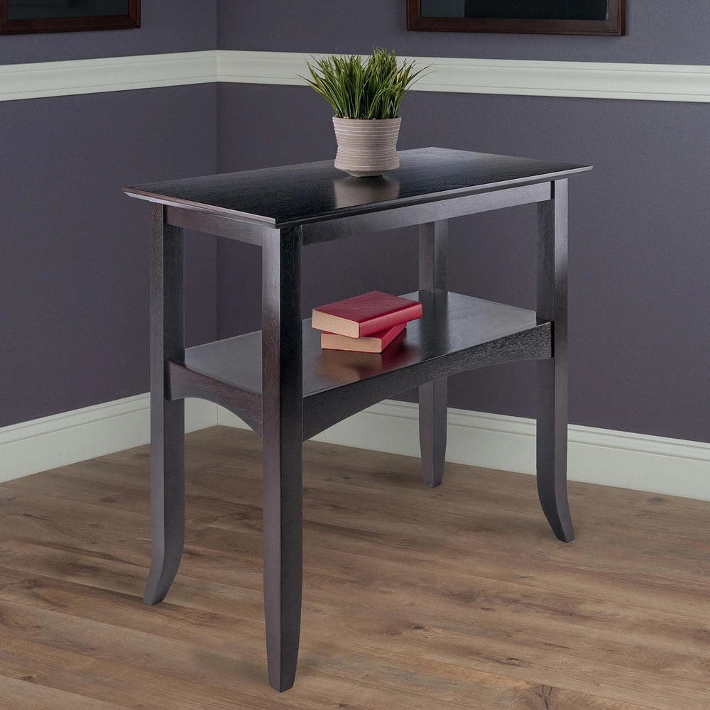 Winsome Camden Console Table Coffee Finish