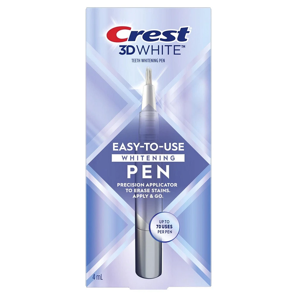 Crest 3DWhite Easy-To-Use Teeth Whitening Pen, 4ML